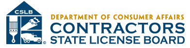 California Contractors State License Board logo